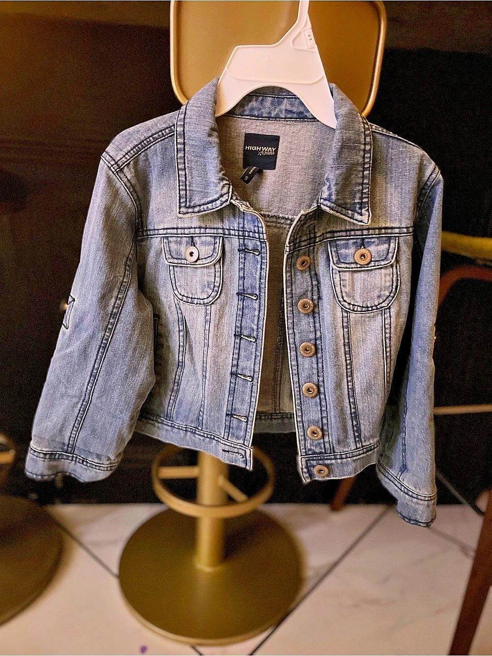 Highway Jeans Denim Jean Jacket Size Small Like New
